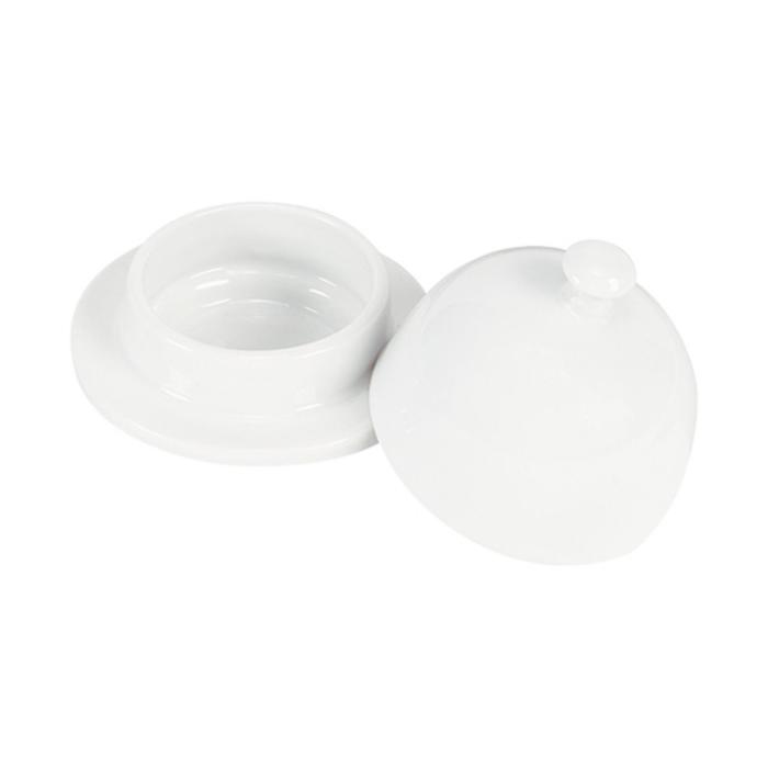 Pot à beurre - H 7 CM - 0.21 KG - Ø9 CM - Porcelaine - Blanc - 931002 931002 €5.40 Présentation