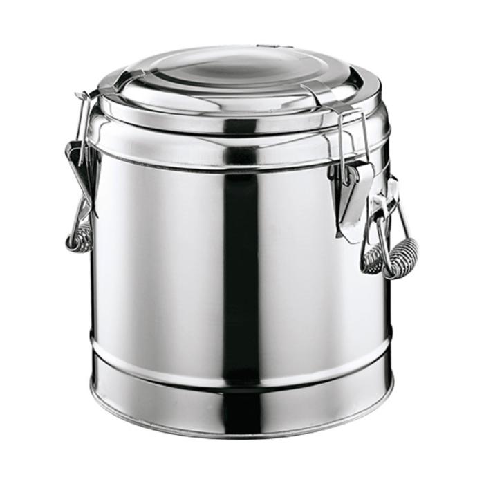 Gamel - H 38 CM - 4.92 KG - Ø36 CM - RVS 18/10 - 20 Liter - 961002 961002 €137.60 Gamellen