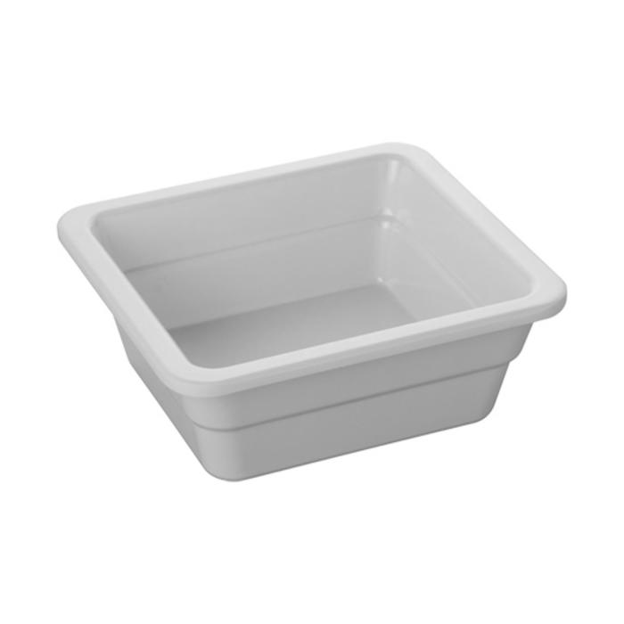 Bac gastronorme - GN 1/6 - H 6,5 x 17,6 x 16,2 CM - Mélamine - Blanc - -20°C / +120°C - 060363 E060363 €11.25 Bacs gn plastique
