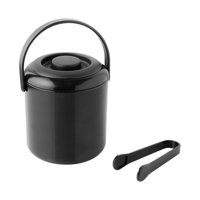 Seau à glaçons - H 15 CM - 0.25 KG - Ø12.5 CM - Polypropylène - Noir - 0.5 Litre - 064042 E064042 €10.60 Bac à glaçons/ pinces