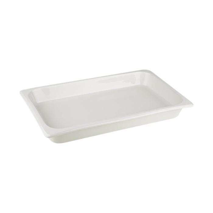 Bac gastronorme - 1/1 GN - H 6 x 53 x 32,5 CM - Porcelaine - Blanc - 130611 E130611 €47.26 Bac GN