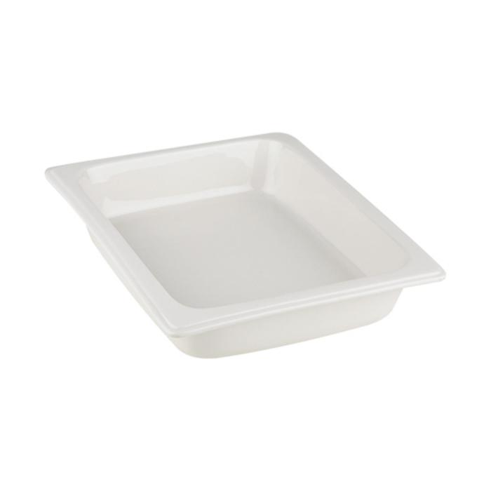 Bac gastronorme - 1/2 GN - H 6 x 32,5 x 26,5 CM - Porcelaine - Blanc - 130612 E130612 €21.95 Bac GN