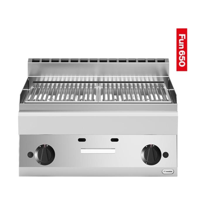 Gril en pierre de lave - 1 Zone - Gaz - Fun 650 Line - Modulaire E318317 €1,889.44 Gril en pierre de lave
