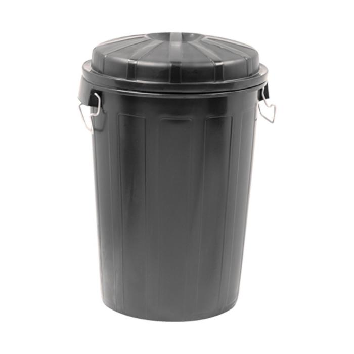 Poubelle - H 73 CM - 3.614 KG - Ø49.5 CM - Noir - 95 litres - Denox - 600052 E600052 €21.80 Poubelles