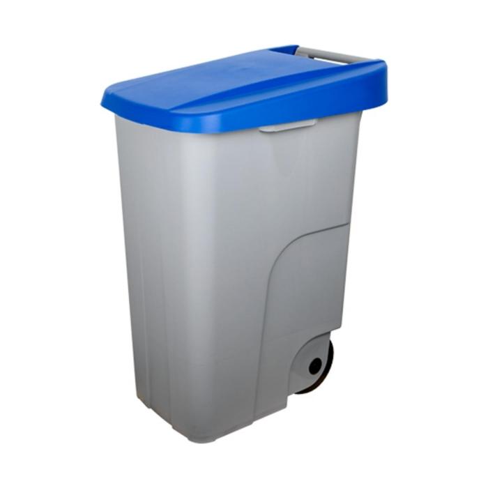 Conteneur à déchets - H 76 x 42 x 57 CM - 3,93 KG - Polypropylène - Bleu - 85 litres - Denox - 600085 E600085 €39.99 Poubelles
