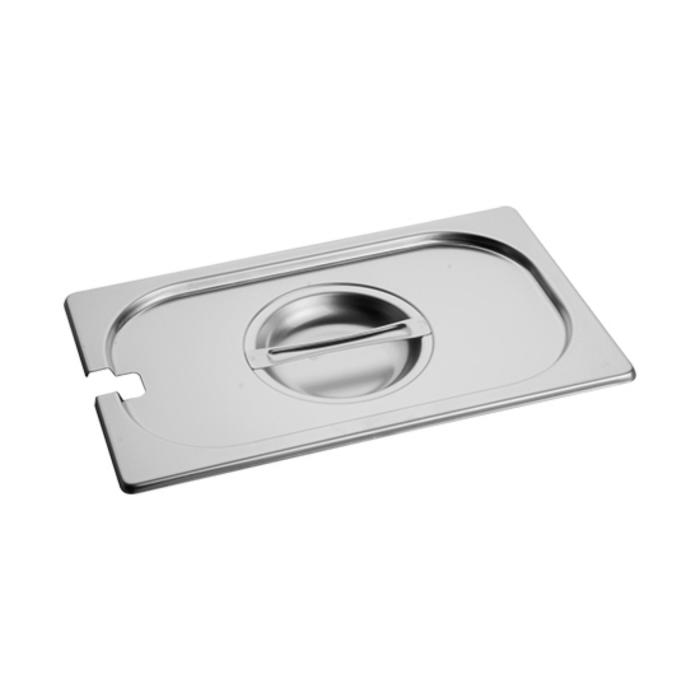 Couvercle Gastronorm - GN 1/4 - 26,5 x 16,2 CM - Inox - Avec Découpe Cuillère - Caterchef - 953145 E953145 €7.00 Couvercles GN évidement de la cuillère