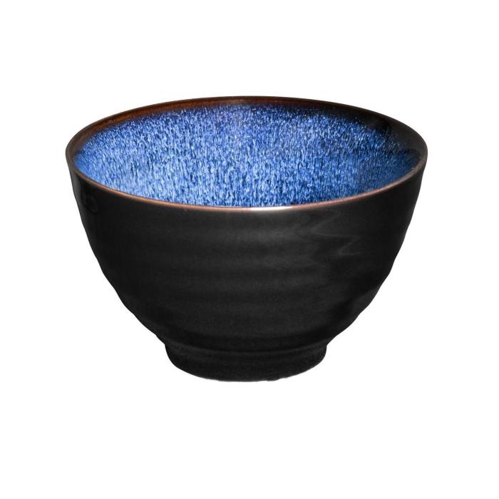 Bol à pied - 8 pièces - 33 CL - Bleu - Grès - Olympia DZ774 €49.99 Schalen