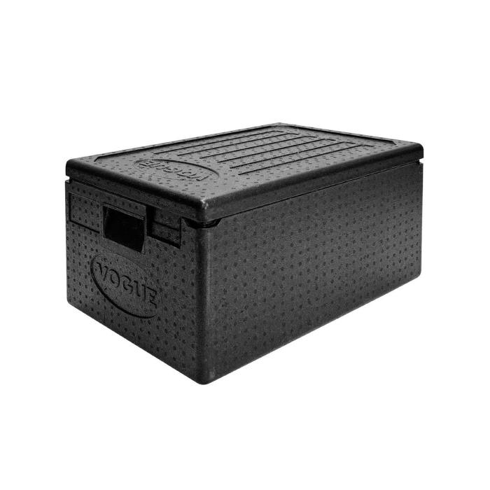 Boîte de transport alimentaire - 1/1 GN - 46 L - Noir - Polypropylène - Vogue DX990 €47.39 Thermobox