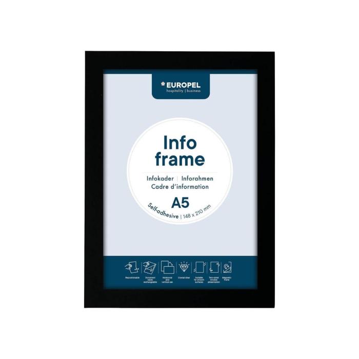 Cadre d'information - 2 pièces - Noir - DTM Primera HU458 €11.19 Présentation