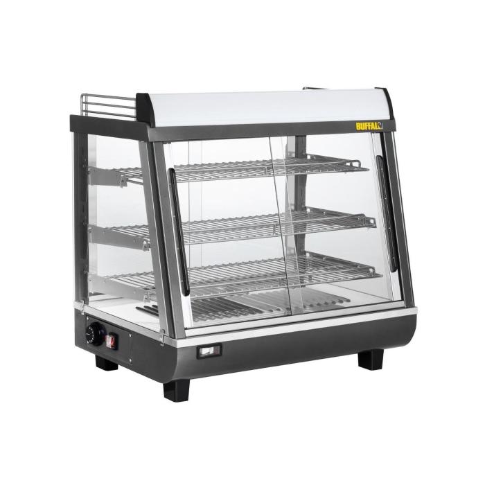Vitrine chauffante - Gris - 220-240V - Buffalo HW927 €616.85 Vitrine chaude