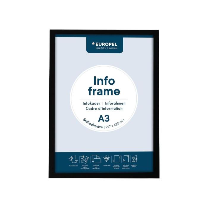 Cadre d'information - 2 pièces - Noir - DTM Primera HU454 €25.49 Présentation