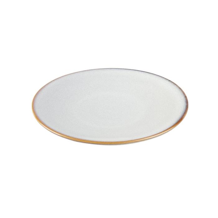 Assiette - 6 pièces - Gris - Porcelaine - Ø 23 x H 2.7 CM - Olympia FU188 €91.98 Assiettes