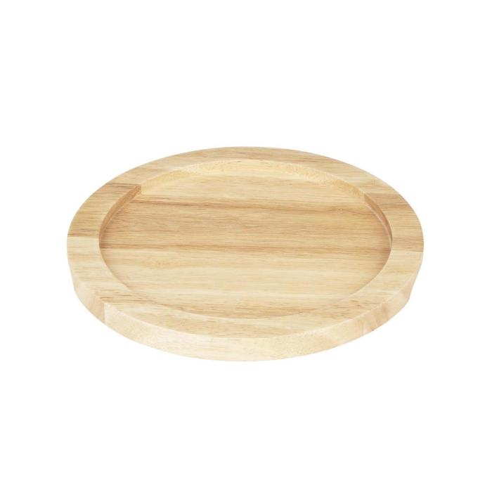 Assiette - Noir - Bois d'hévéa - H 1.9 CM - Olympia FW976 €8.39 Assiettes