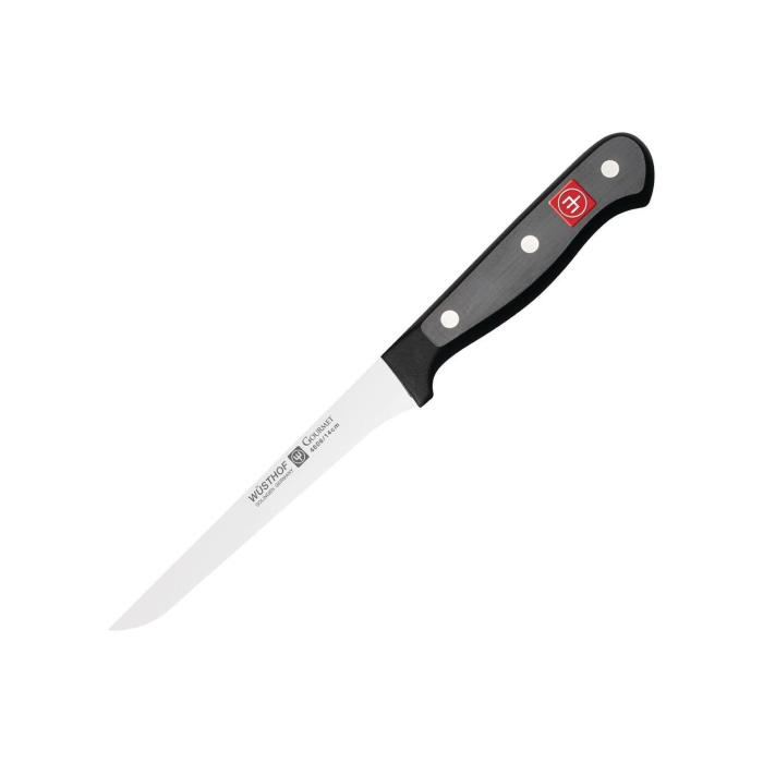 Couteau à désosser - Noir/Argent - Acier au carbone - Wüsthof FE197 €49.08 Couteaux