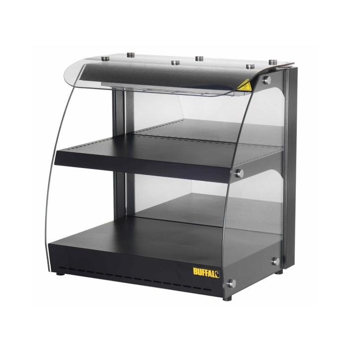 Ecran chauffant - Noir - 220-240V - Buffalo HW920 €589.03 Vitrine chaude