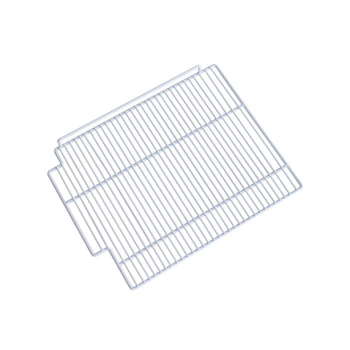 Etagère droite - Silver - Acier peint par poudrage - Polar AS506 €61.50 Roosters en geleiders