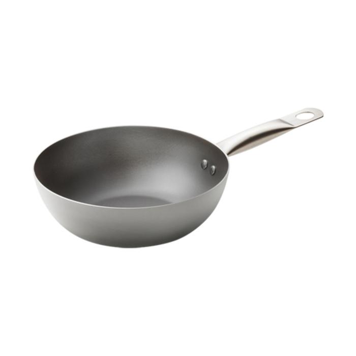 Poêle wok - Antiadhésive - Ø 18 CM - Aluminium - Accademia Mugnano E830003 €9.95 Wok