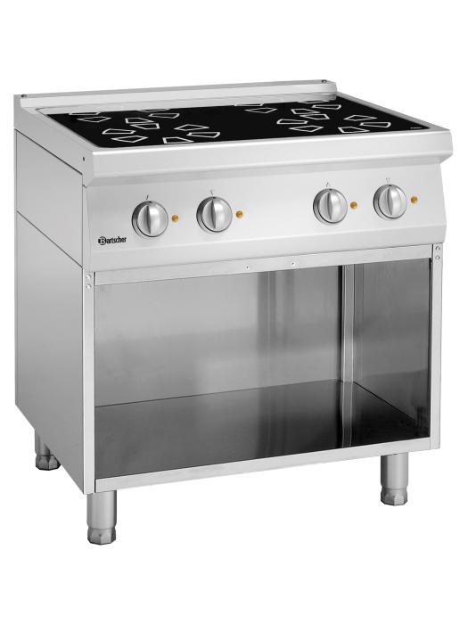 Cuisinière - 4 Foyers - Céramique - Bartscher - 287420 287420 €2,759.00 Ligne Bartscher 700