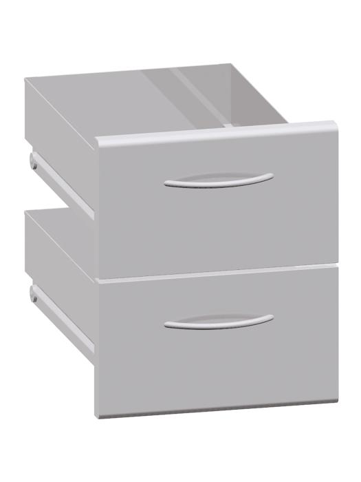 Tiroirs sous-structure - Lot de 2 - Série 700 - Bartscher - 284401 284401 €999.00 Ligne Bartscher 700