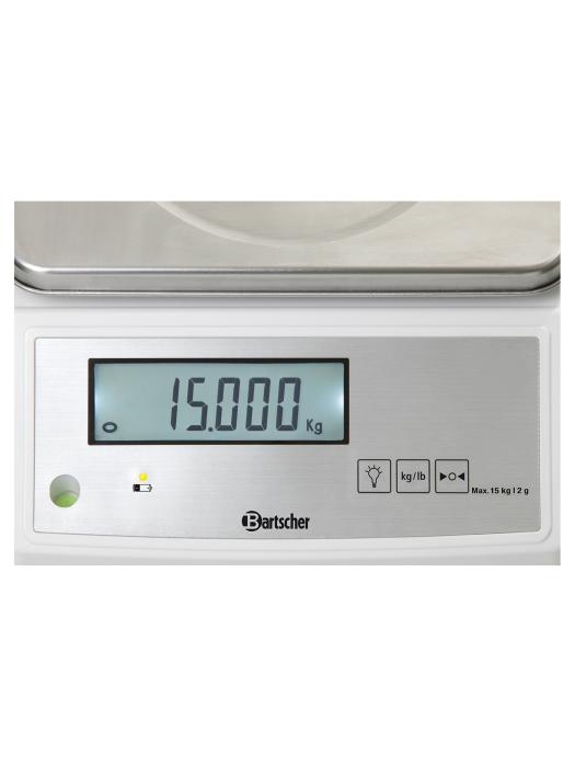 Balance électrique - 2g - 15 KG - 28 x 22 CM - Bartscher - A300118 A300118 €161.00 Balance numérique
