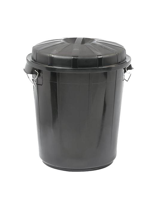 Poubelle - H 58.5 CM - 2.576 KG - Ø49.5 CM - Noir - 70 L - Denox - 600051 E600051 €16.60 Poubelles