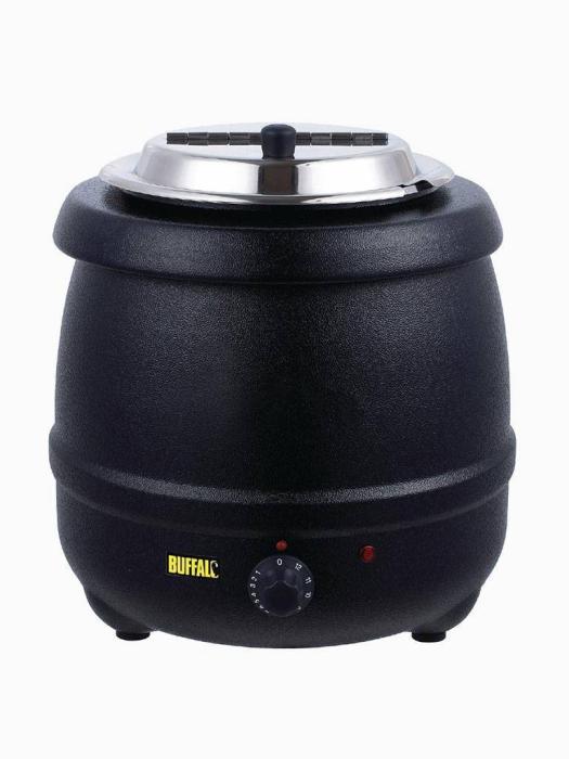Marmite à soupe - 10 Litres - Noir - Ø 34,5 x H 36 CM - 230 V - Buffalo - L715 L715 €68.35 Marmites à soupe