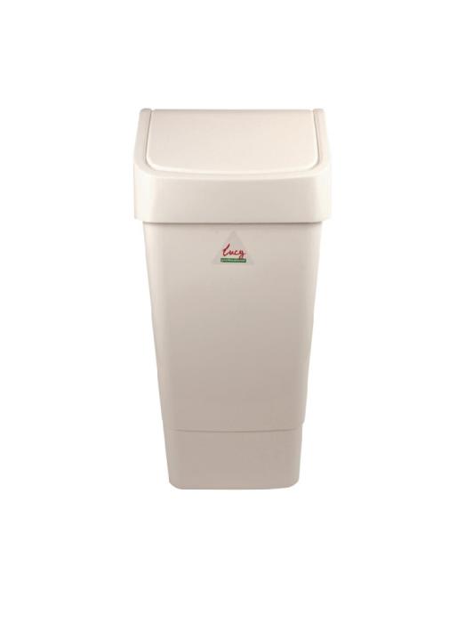 Couvercle basculant poubelle - 50 Litres - Blanc - H 71 x 33 x 32 CM - Polypropylène - Scot Young - L570 L570 €33.87 Poubelles