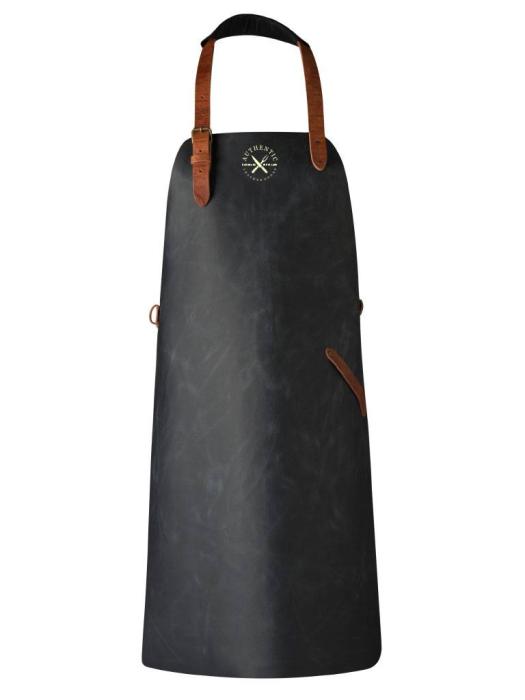 Tablier en cuir - Noir authentique - G-Line 8719326018924 €66.95 Tabliers en cuir