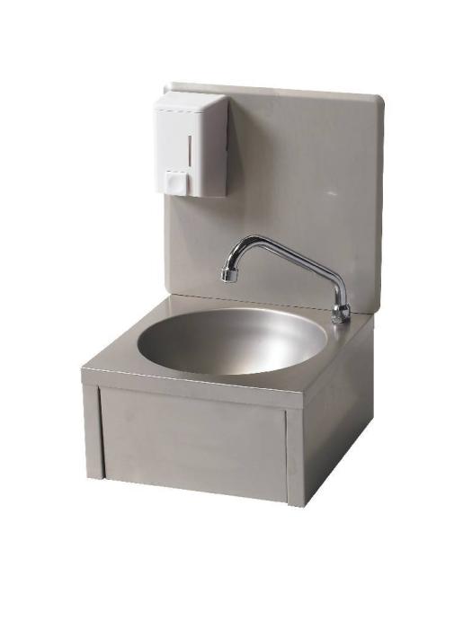 Lavabo - Avec distributeur de savon - 33 x 33 CM - Diamant - LM3-DSS LM3-DSS €230.29 Éviers en acier inoxydable