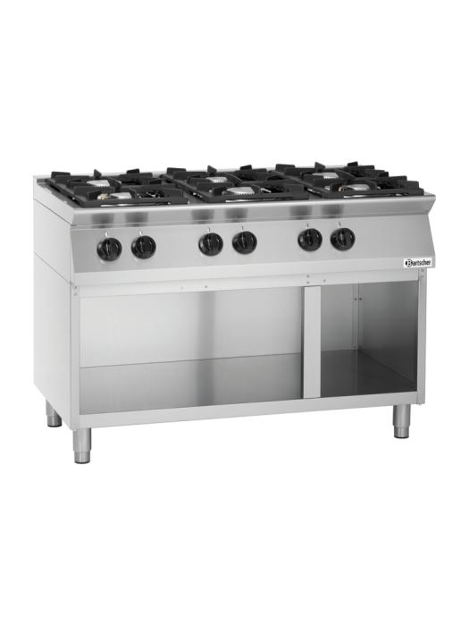Gasfornuis - 6 pits - Bartscher - 1582101 1582101 €2,279.00 Gasfornuizen met oven