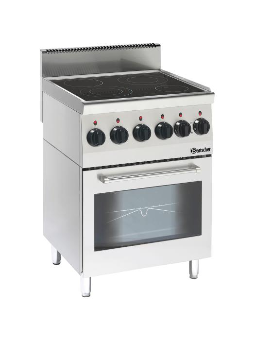 Cuisinière - 4 Foyers - Avec Four - Céramique - Bartscher - 132870 132870 €3,049.00 Bartscher 600 ligne