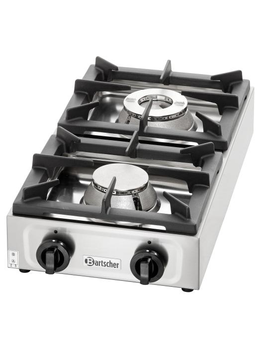 Brûleur à gaz - 2 brûleurs - Bartscher - 1057503 1057503 €1,079.00 Plaque de cuisson au gaz