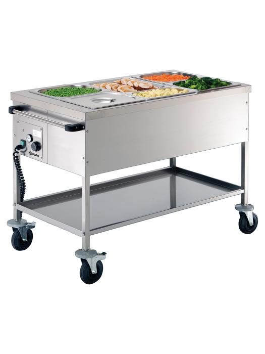 Bain-Marie - 3 x 1/1 GN - H 85,5 x 65 x 120 cm - Bartscher - 200255 200255 €1,119.00 Chariots de transport