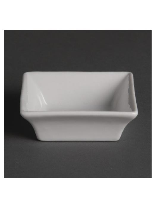 Plat à amuse-bouche - 12 pièces - H 2,5 x 7,5 x 7,5 CM - Porcelaine - Olympia - Y136 Y136 €20.27 Bols et pots