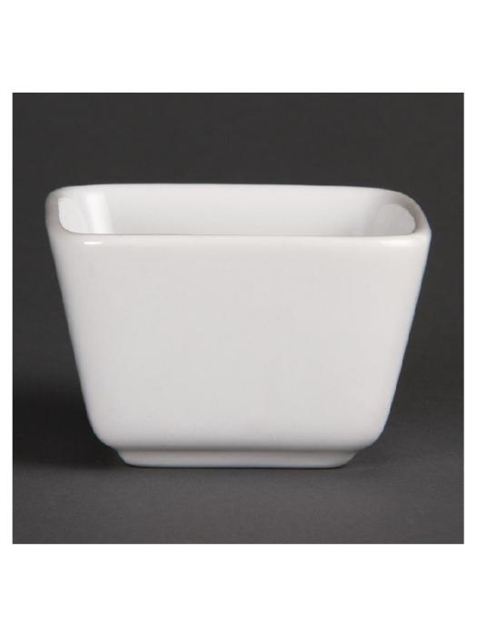 Plat à amuse-bouche - 12 pièces - H 4,8 x 7,5 x 7,5 CM - Porcelaine - Olympia - U178 U178 €28.83 Bols et pots