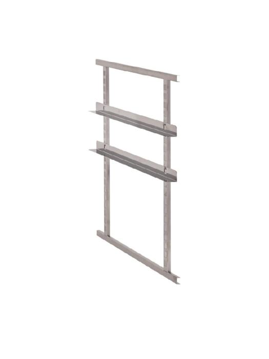 Rails- en framekit thermobox - H 4.5 x 62 x 6 CM - RVS - Cambro - CW808 CW808 €138.99 Overige
