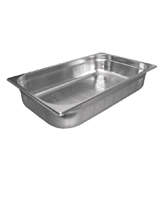 Bac gastronorme - Perforé - 1/1 GN - 20 Litres - H 32,5 x 53 x 15 CM - Inox - Vogue - K842 K842 €25.99 Bacs GN perforés