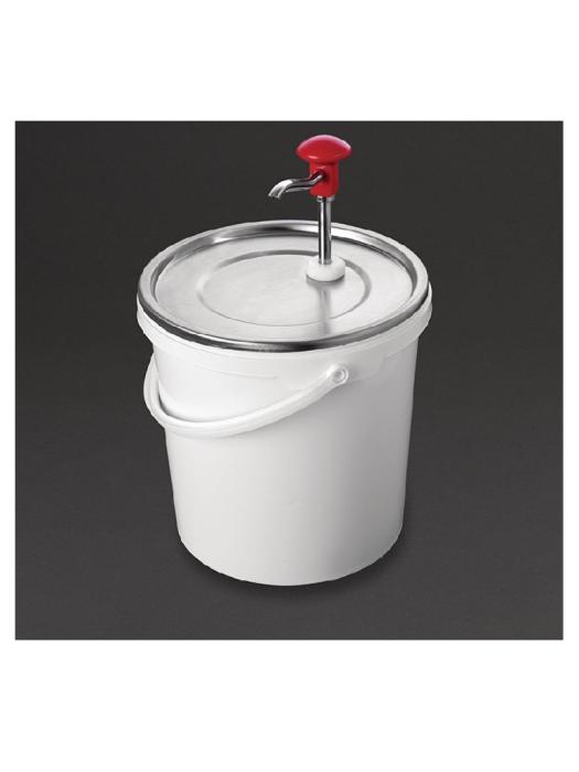 Distributeur de sauce - 10 Litres - Ø 27,5 x H 40 CM - Inox/Polypropylène - Schneider - DA363 DA363 €134.39 Bouteilles à presser