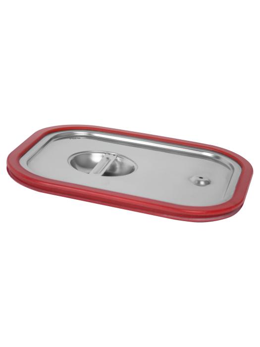 Couvercle gastronorme - inox - 1/2 GN - Bord silicone - Saro - 282-9440 282-9440 €18.50 Couvercles GN bord en silicone