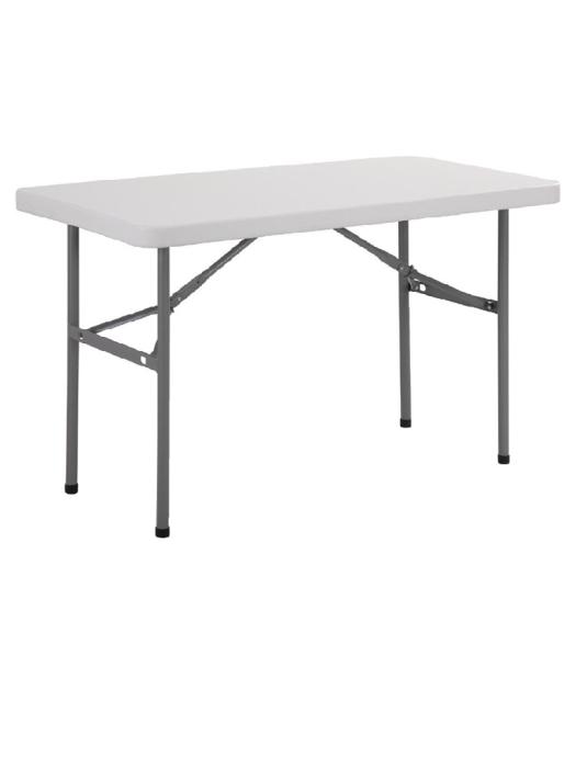 Table pliante - H 74 x 122 x 60,7 CM - Polyéthylène/Acier - Bolero - U543 U543 €59.00 Tables pliantes