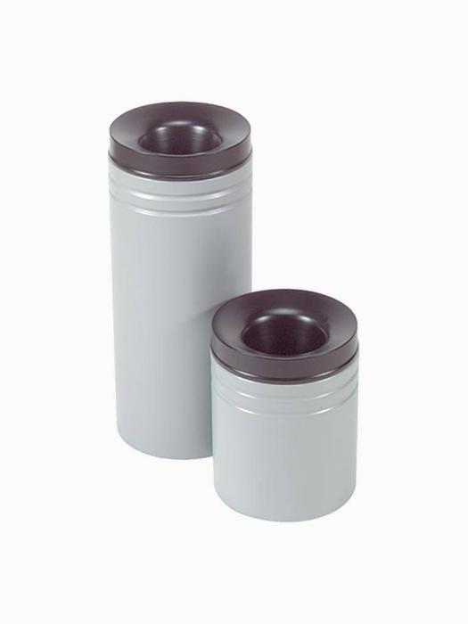 (NIET LEVERBAAR)Safety zelfdovende papierbak 25 L 541001 €41.00 Papierbak met asbak rvs