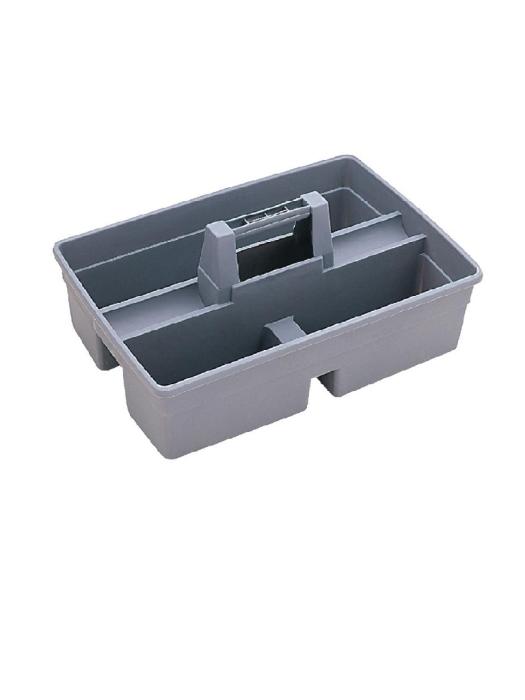 Caddie de transport produits d'entretien - Gris - H 13,3 x 39,4 x 25,4 CM - Jantex - L382 L382 €17.69 Produits de nettoyage