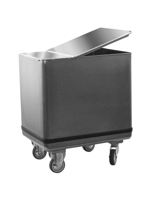 Chariot à pâte - 125 Litres - Sur roulettes - Diamant - TRX15/B TRX15/B €485.80 Accessoires pour pizzas