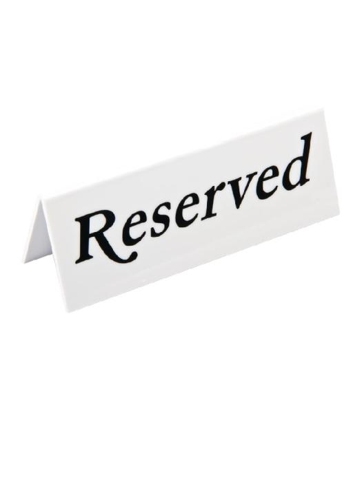 Assiette de table - Réservée - 10 pièces - H 4,5 x 12 x 3,6 CM - Plastique - Olympia - L988 L988 €18.79 Panneaux de table