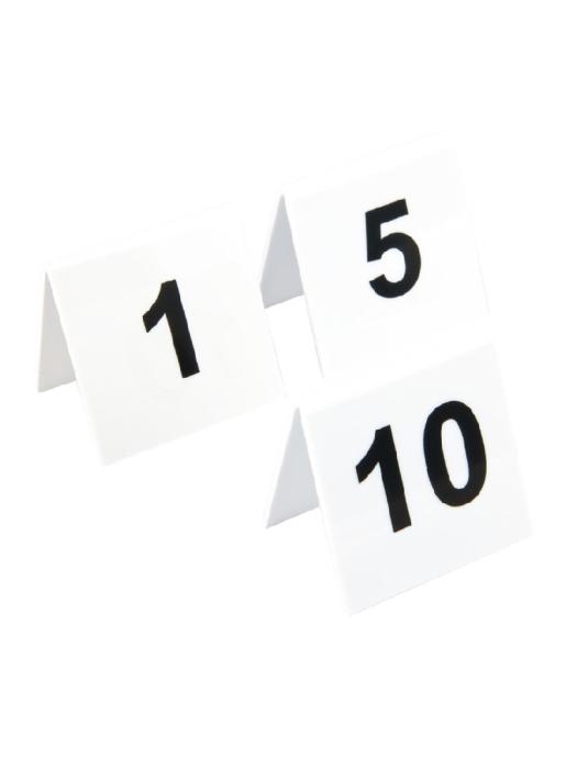 Numéros de table - 1-10 - H 5 x 5 x 3,5 CM - Plastique - L981 L981 €12.49 Panneaux de table