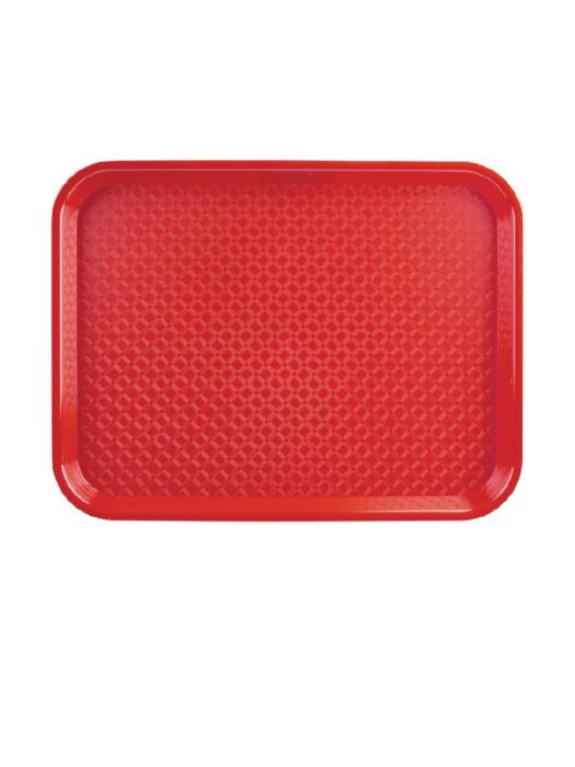 Plateau - Rouge - H 2 x 45 x 35 CM - Polypropylène - Olympia - P510 P510 €4.99 Plateaux de buffet