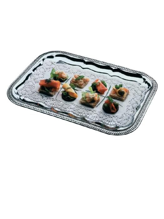 Plat de service - H 1,5 x 41 x 31 CM - Chromé - APS - T751 T751 €4.69 Plateau de service