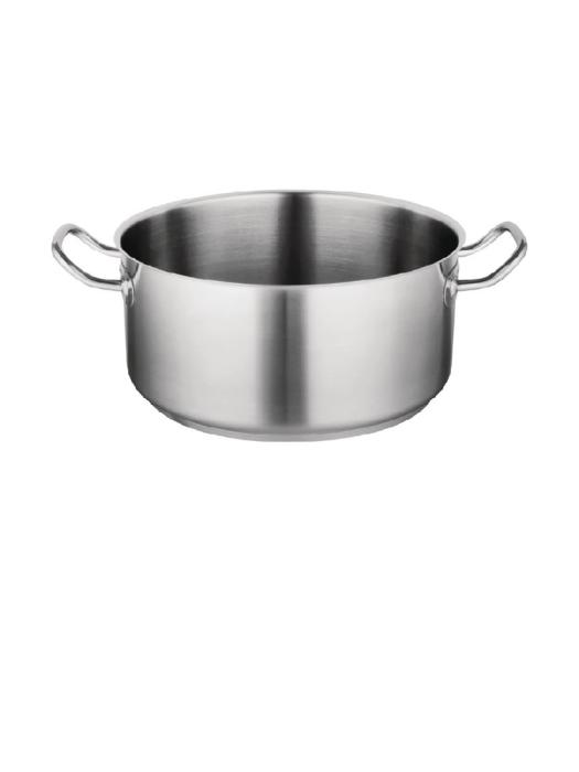 Cocotte - Basse - 7,5 Litre - Ø 28 x H 12 CM - Inox - Vogue - T177 T177 €47.47 Poêle de cuisson
