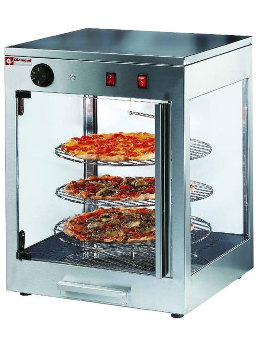 Vitrine à pizza - Ø38 CM - 3 Niveaux - Tournante - Diamant - PIZZA/D38 PIZZA/D38 €844.30 Vitrine chaude