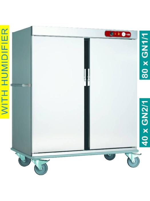 Chariot repas - 40 x 2/1 GN - H 164 x 148,9 x 87,6 CM - Diamant - CCE40 CCE40 €3,538.43 Restez au chaud